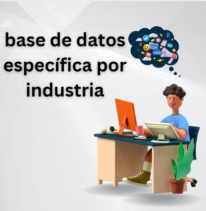 base de datos específica por industria