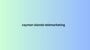 cayman islands telemarketing