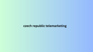 czech republic telemarketing